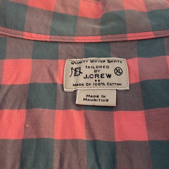 Jcrew Mens Short Sleeve Oxford - Picture 2 of 2